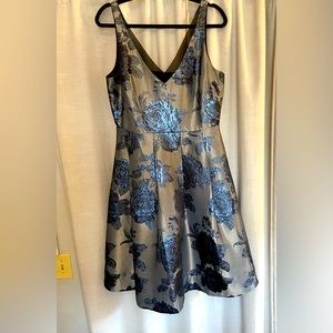 Fit and flare party dress perfect for weddings, or special occasions.